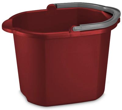 16QT RED DUA SPOUT PAIL