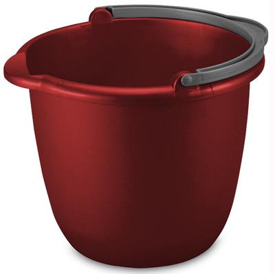10QT RED SPOUT PAIL