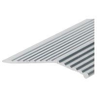 BAR CARPET FLUT SILVR 1-1/2X36
