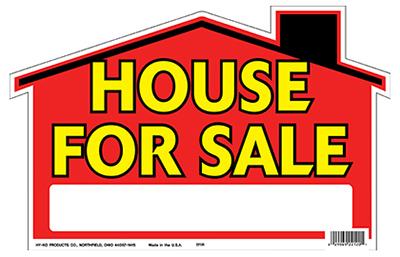 9X12 HOUSE SALE SIGN