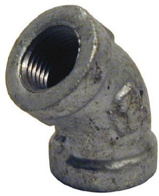 1/8" Galv 45 Deg Elbow