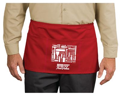 TV 1SZ RED Waist Apron