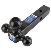 TRI-BALL HITCH BLACK 8IN L