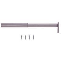 ROD CLOSET ADJ 18-30IN SILVER