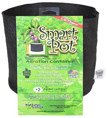 2GAL BLK Smart Pot