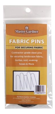 10PK STL FABRIC PIN