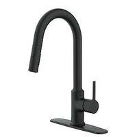 FAUCET KITCHEN CONTEMP PD MBLK