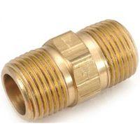 NIPPLE HEX BRASS MPT 1/4