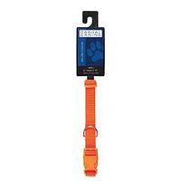 COLLAR NYL DOG CC ORNG 14-20IN