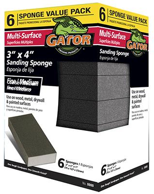 6PK MED/COA SAND SPONGE