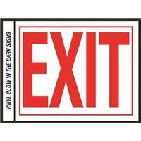 SIGN EXITGLOWING 8X10IN VINYL