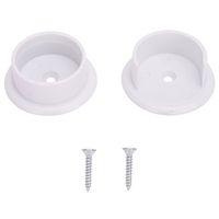 SOCKET PLASTIC POLE WHITE CD