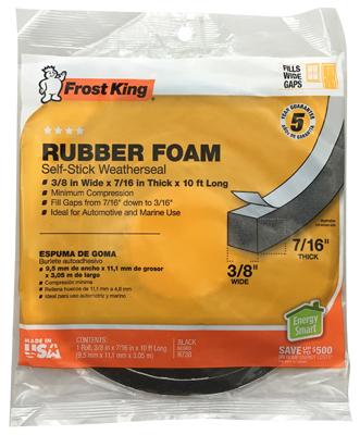 3/8X7/16 BLK SPONGETAPE