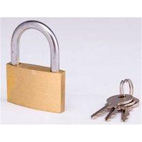 PADLOCK BRASS 1-1/2IN VRTCL KD