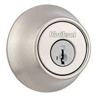 DEADBOLT SNGL CYL SATIN NICKEL