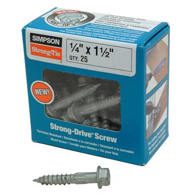 25PK 1.5" SDS WD Screw