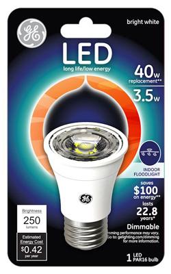 GE 3.5W PAR16 FLD BULB