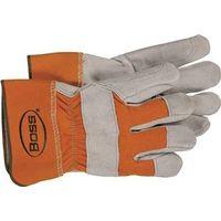 GLOVE DBL LTHR PLM ORG BCK LRG