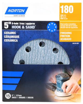 15PK 5" 180G 8Hole Disc