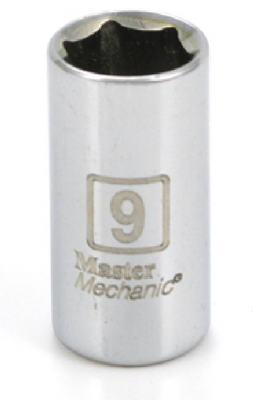 MM 1/4DR 9mm 6PT Socket