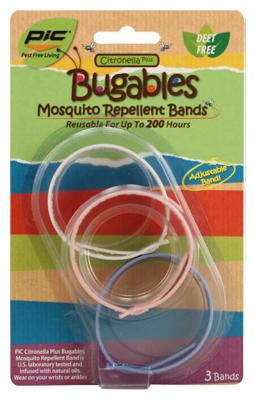 BUGABLE 3PK REPEL BAND