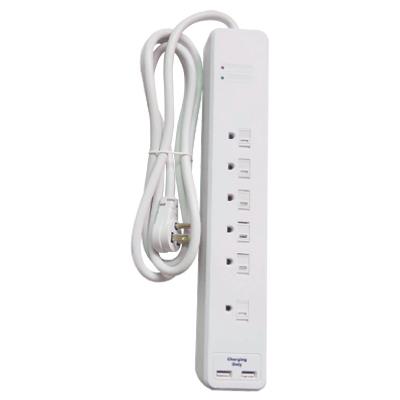 ME WHT 6OUT SURGE STRIP