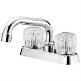 FAUCET LAUNDRY 4IN 2HNDL CHRM