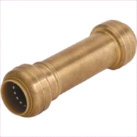 COUPLING PUSH FIT 1/2X1/2IN