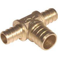 TEE BRASS BULLNOSE 1/2X1/2X3/4