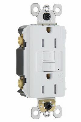 15A WHT SELF TEST GFCI