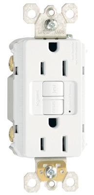15A WHT SELF TEST GFCI