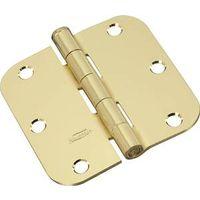 HINGE DOOR 3-1/2IN RC POL BRS