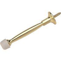 DOOR STOP RIGID 4IN POL-BRASS