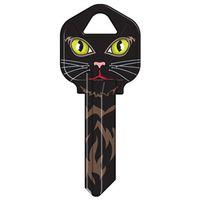 KW1-37 KEYBLANK CAT-FACE BLK