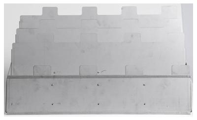 24" 4TIER PWR SAND RACK