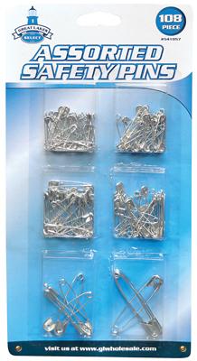 108PC Safe Pin ASSTD