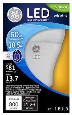 GE 8W A19 Bulb