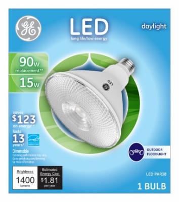 GE 15W DAY PAR38 BULB