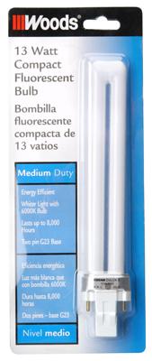 13W 2Pin Fluo Bulb