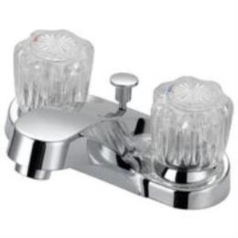 FAUCET LAV 4IN 2HNDL ACRYL CHR
