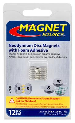 12PC NEO DISCS/ADHESIVE