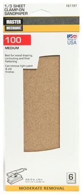 6 PK 3x9 SandpaperASSTD