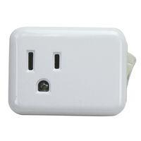 TAP CUBE 1-OUTLET W/ON-OFF SW
