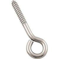 BOLT LAG EYE 3/8X4-1/2IN SS
