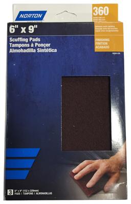 3PK GRY SCUFF PADS