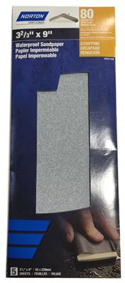4PK 1/3 80G SANDPAPER