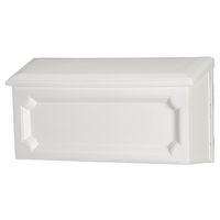 MAILBOX WINDSOR HORIZONTAL WHT