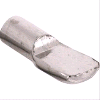 PEG SHELF SUPPORT 1/4IN NICKEL