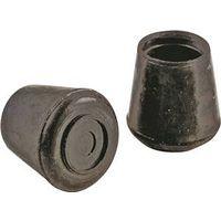 TIP FURNITURE LEG 1-1/8IN BLK