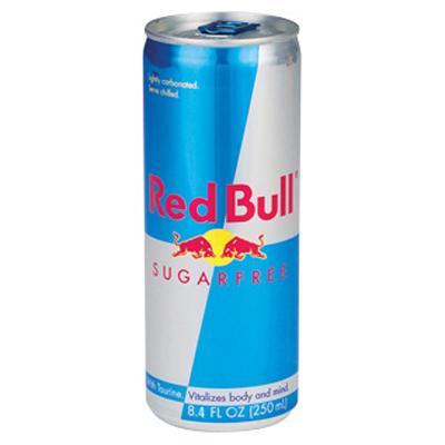 RED BULL ENERGY DRINK  SUGAR FREE - 8.4 FL OZ